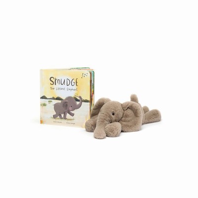 Jellycat Smudge the Littlest Elephant and Smudge Elephant Medium USA | 38479KMJU